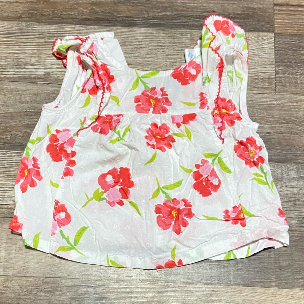 Park bench kids Floral Kids Tank Top